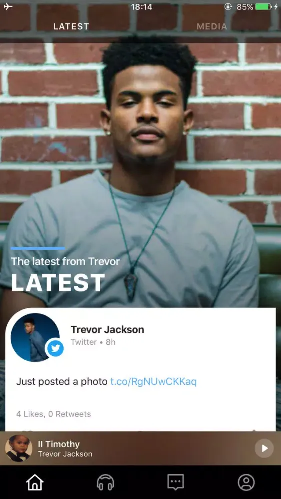 Captures d'écran de Trevor Jackson