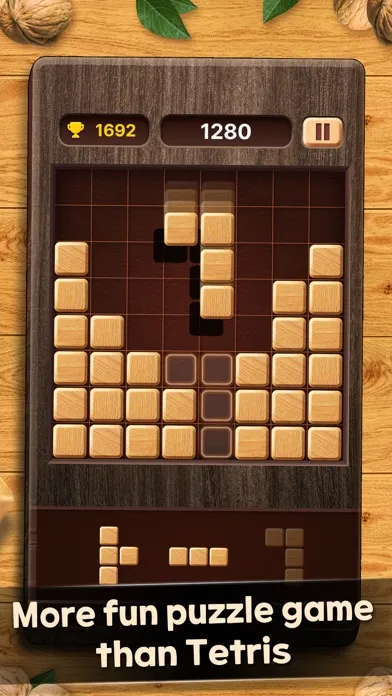 Walnut Wood Block Puzzle Screenshots
