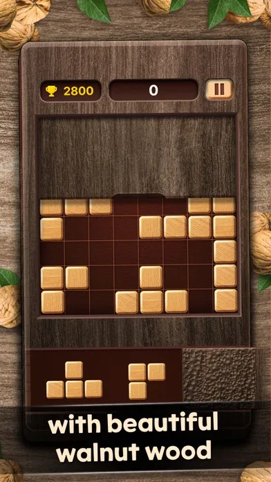 Walnut Wood Block Puzzle Screenshots