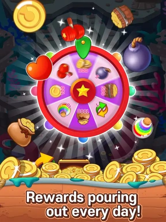 Tangkapan layar Ocean Match-3 Puzzle iPad 