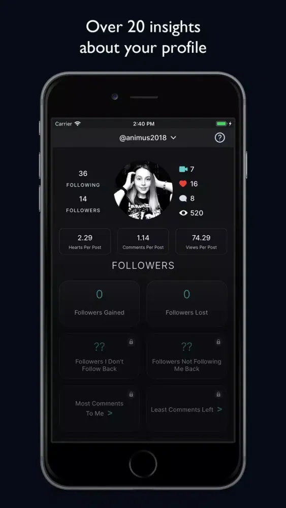 Report.ly for TikTok Screenshots