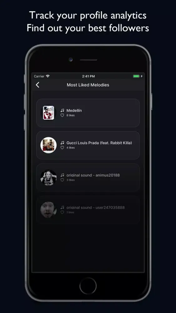 Report.ly for TikTok Screenshots