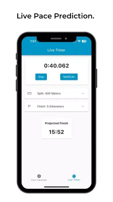 Capturas de tela do BT Pace - Pace Calculator