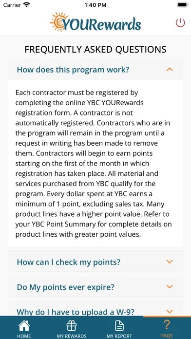 YBC YOURewards Ekran Görüntüleri