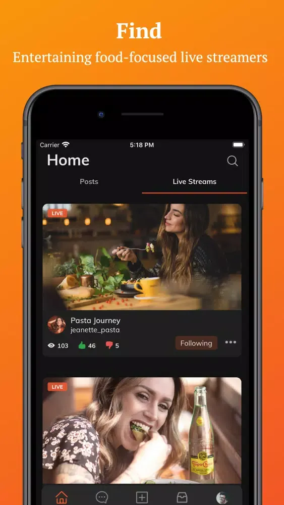 FoodFeed - Foodie Social Media Ekran Görüntüleri