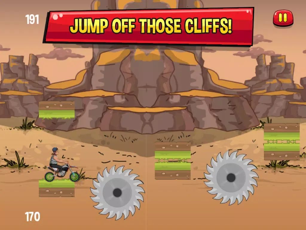 Kick-start MC Madness - Show your mad skill,speed and strength in a turbo bike sprint. iPad 应用截图