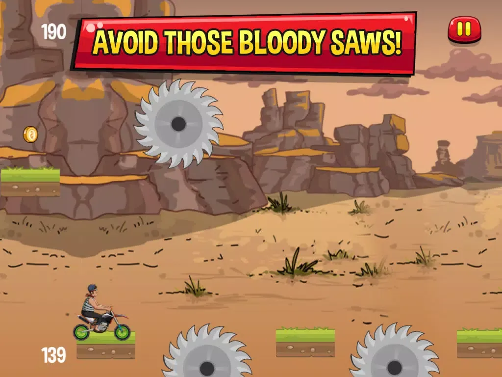 Kick-start MC Madness - Show your mad skill,speed and strength in a turbo bike sprint. iPad 应用截图
