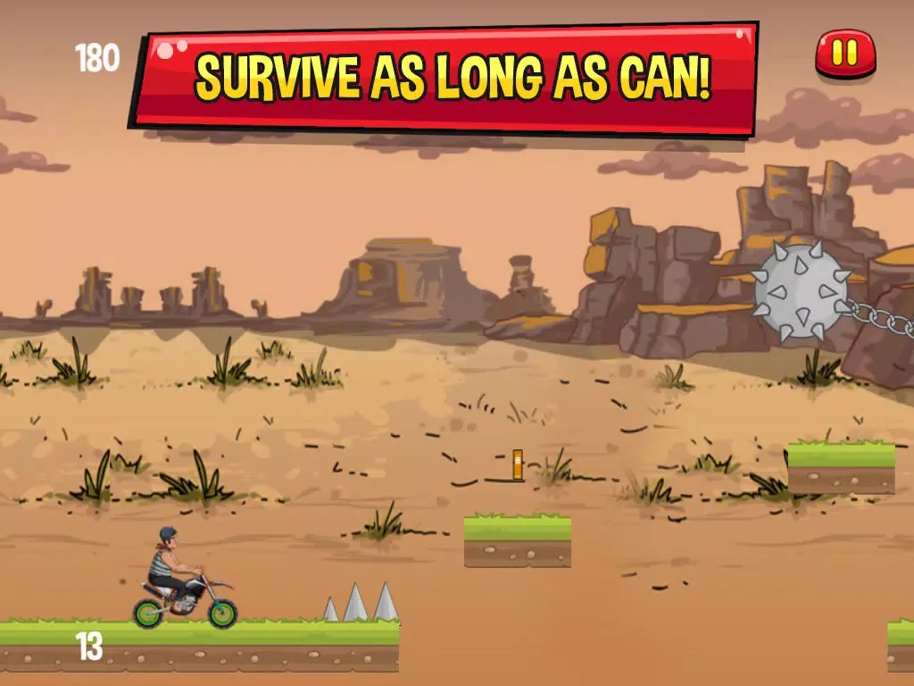 Kick-start MC Madness - Show your mad skill,speed and strength in a turbo bike sprint. iPad 应用截图