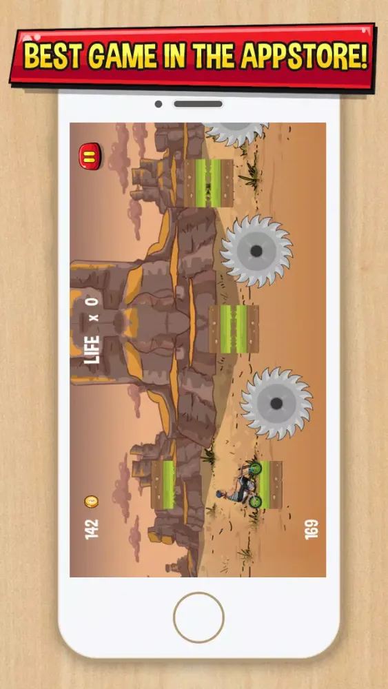 Kick-start MC Madness - Show your mad skill,speed and strength in a turbo bike sprint.应用截图