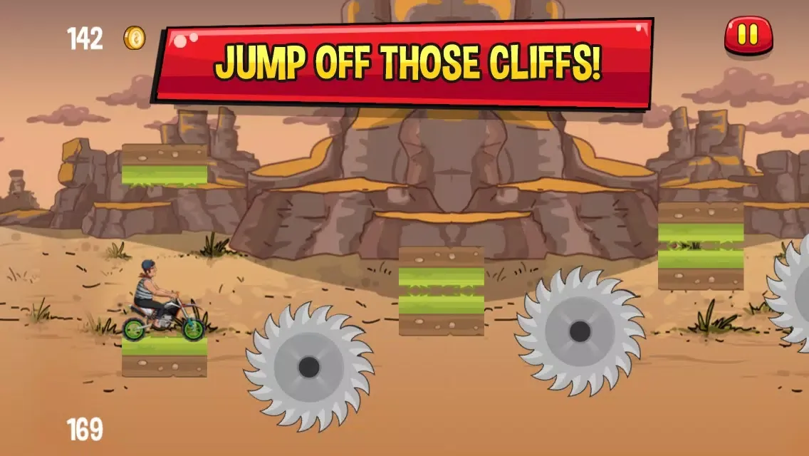 Kick-start MC Madness - Show your mad skill,speed and strength in a turbo bike sprint.应用截图
