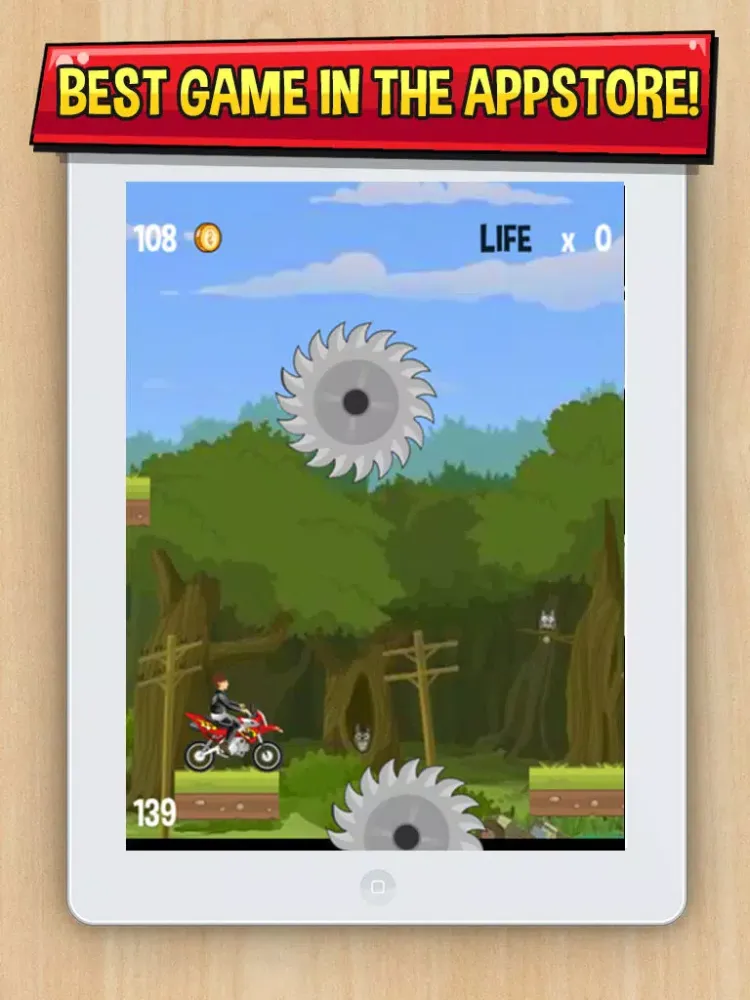 Motocross Stunt-man Hero iPad  Screenshots