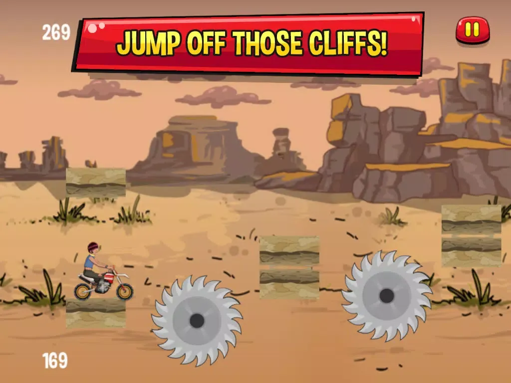 Nerd-y Biker Mania - Moto madness on a xtreme trial Rally iPad 應用截圖