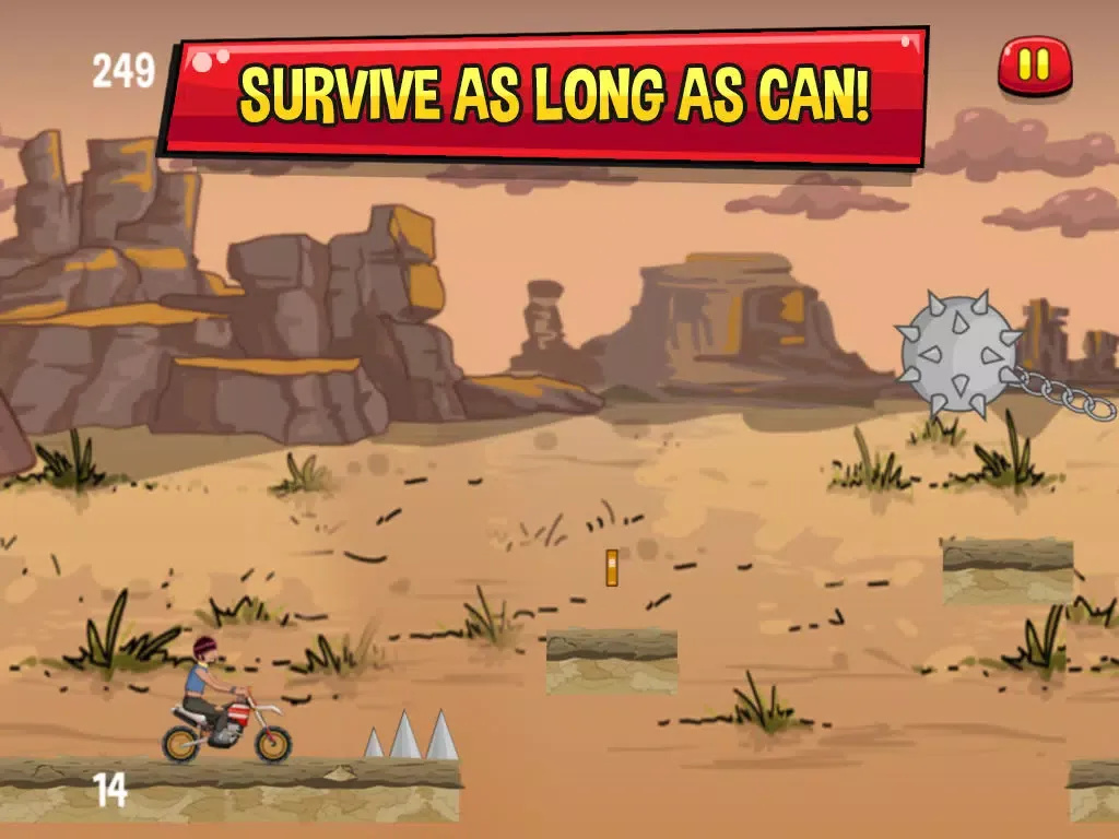 Nerd-y Biker Mania - Moto madness on a xtreme trial Rally iPad 應用截圖