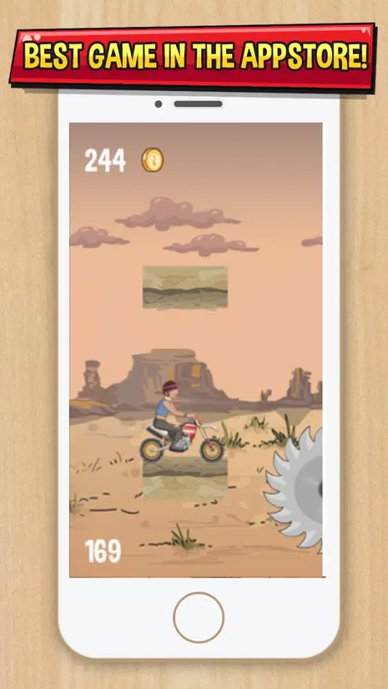 Nerd-y Biker Mania - Moto madness on a xtreme trial Rally應用截圖