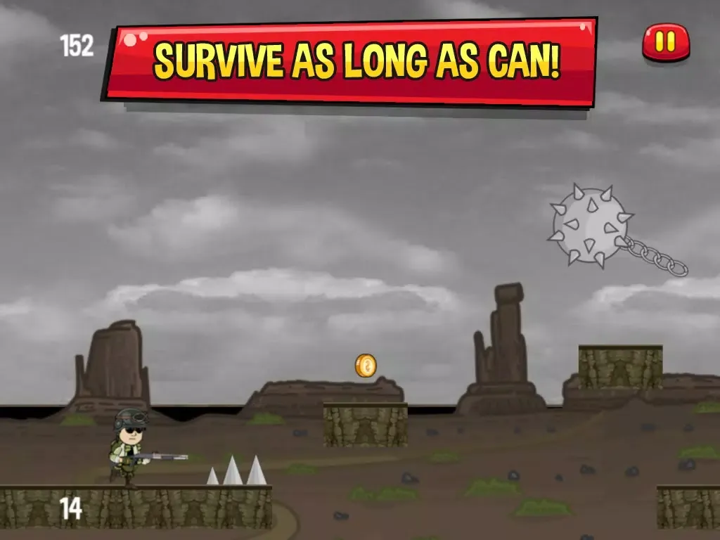 Capturas de tela do Tiny Soldier Siege iPad 