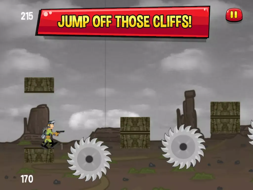 Tangkapan skrin Robot Soldier Dash iPad 