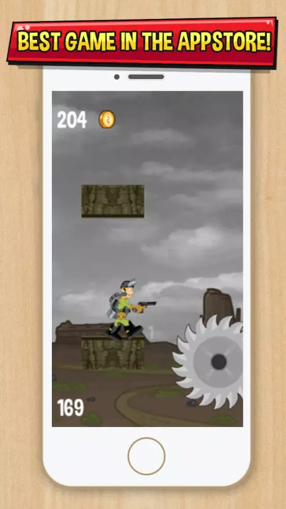 Tangkapan skrin Robot Soldier Dash