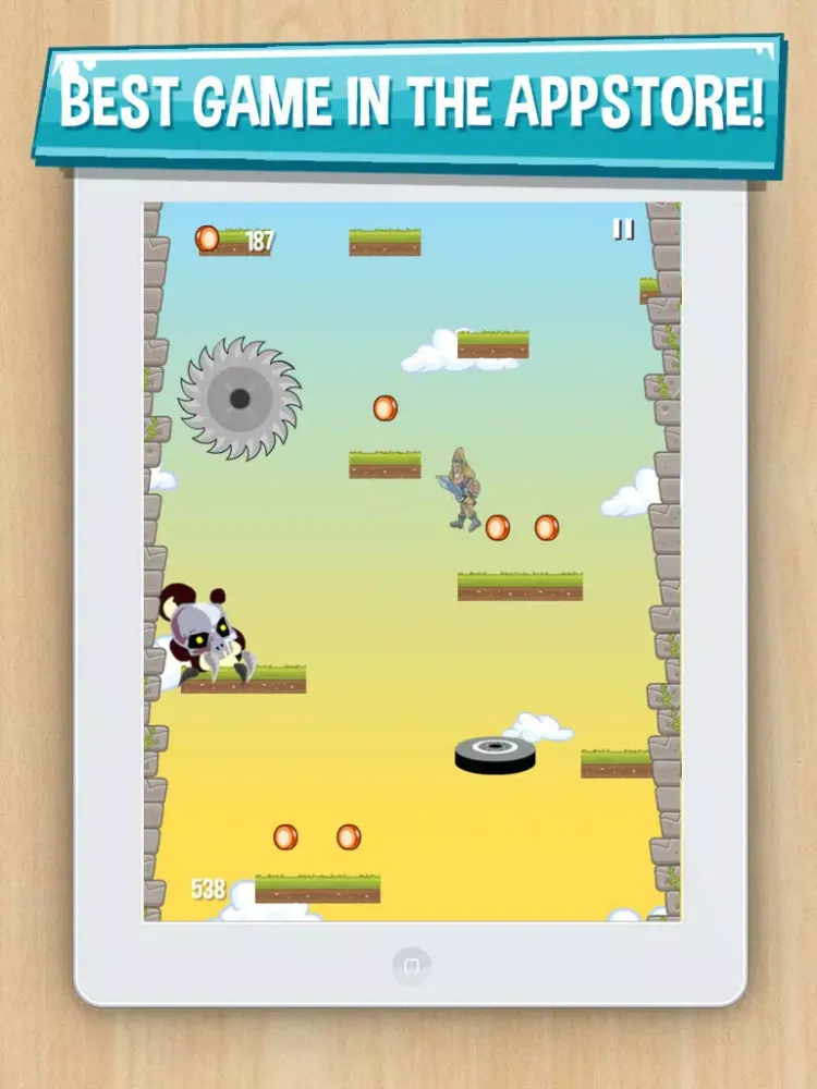 صور Ancient man warrior - Infinite master jump-er. iPad 