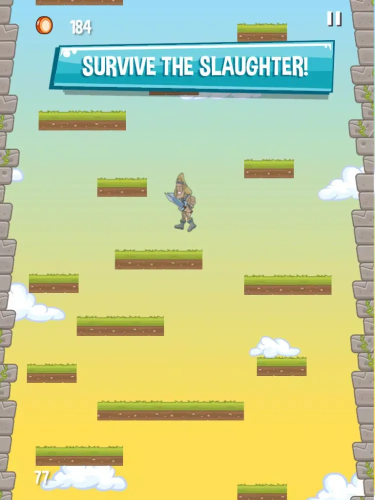 صور Ancient man warrior - Infinite master jump-er. iPad 