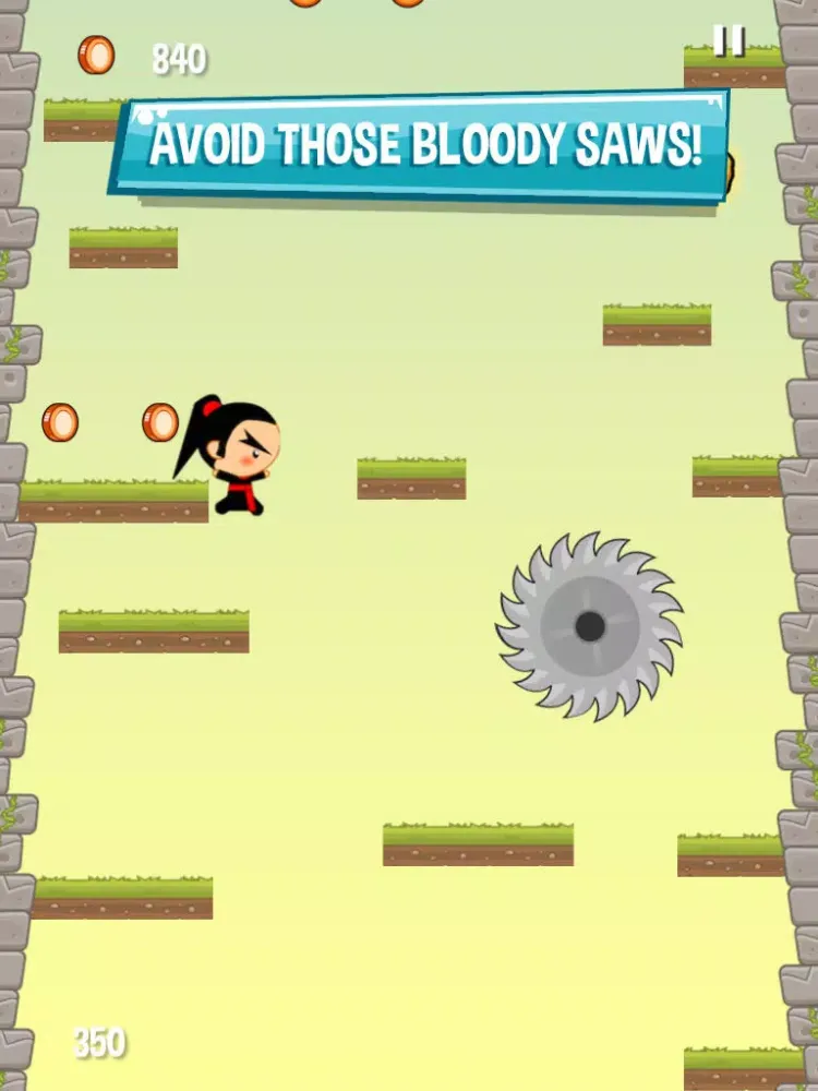 Captures d'écran de Urban Ninja Quest - Jump-ing karate master in a kung-fu blade journey iPad 