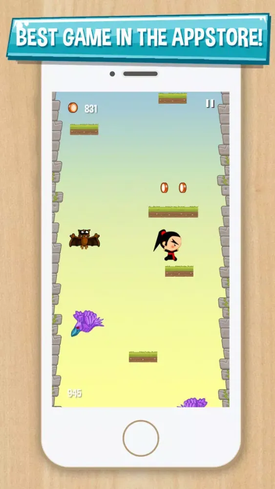 Captures d'écran de Urban Ninja Quest - Jump-ing karate master in a kung-fu blade journey