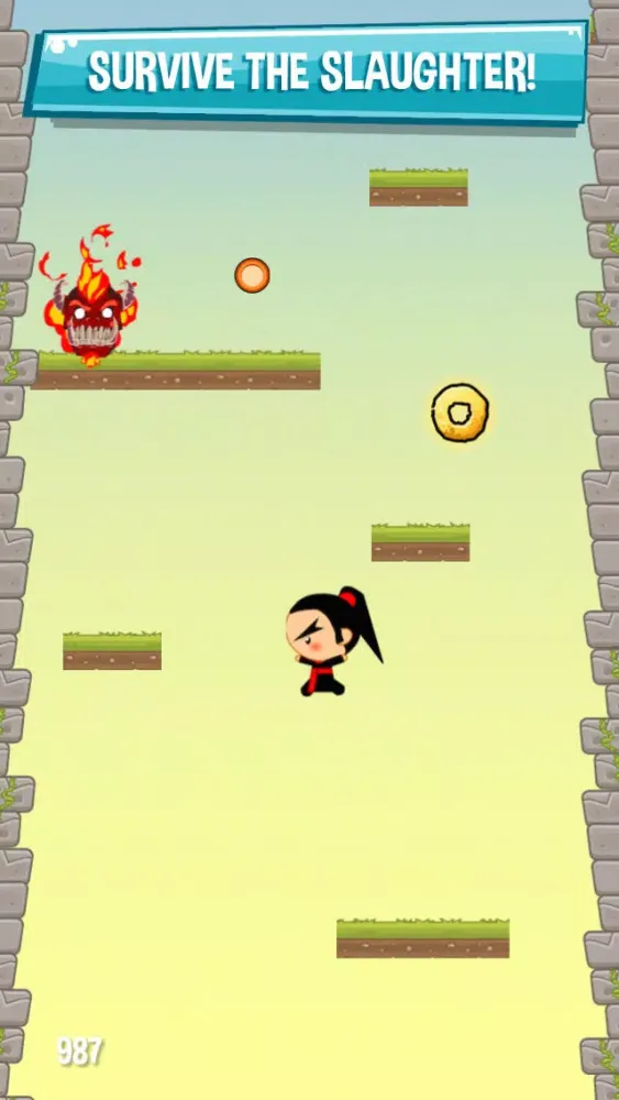 Captures d'écran de Urban Ninja Quest - Jump-ing karate master in a kung-fu blade journey