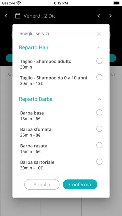 Zrzuty ekranu Catelli Barbershop Luxury