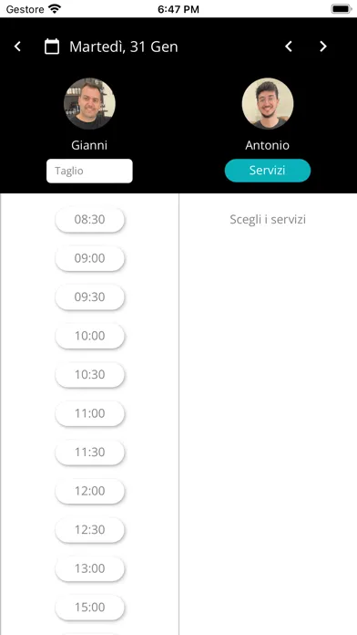 Capturas de tela do Dacci un Taglio - Gianni Apice