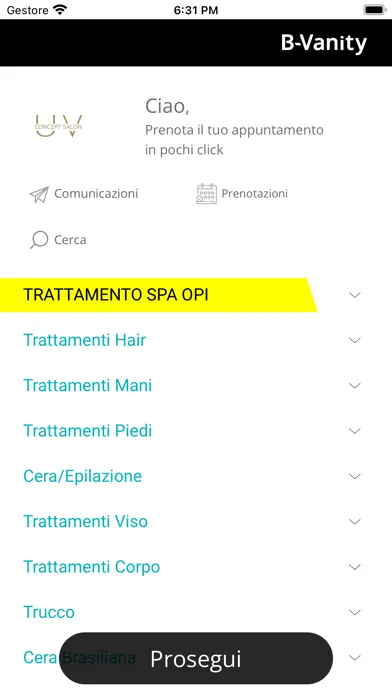 Capturas de pantalla de Ugo Ventriglia Parrucchieri