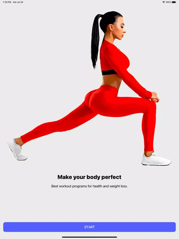 Capturas de tela do Home Workout for Women & Men iPad 
