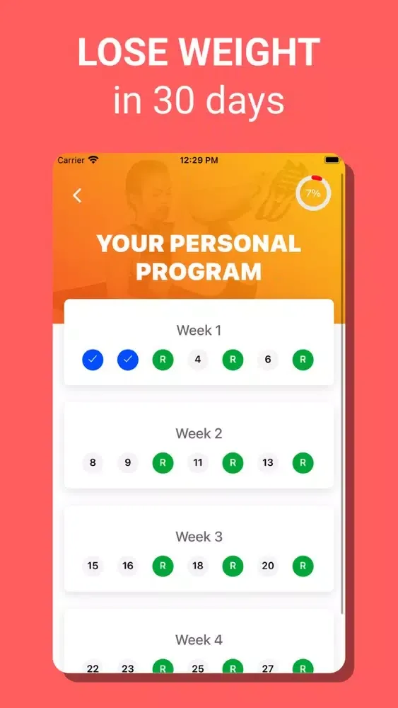 Capturas de tela do Home Workout for Women & Men