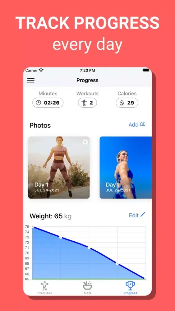 Capturas de tela do Home Workout for Women & Men