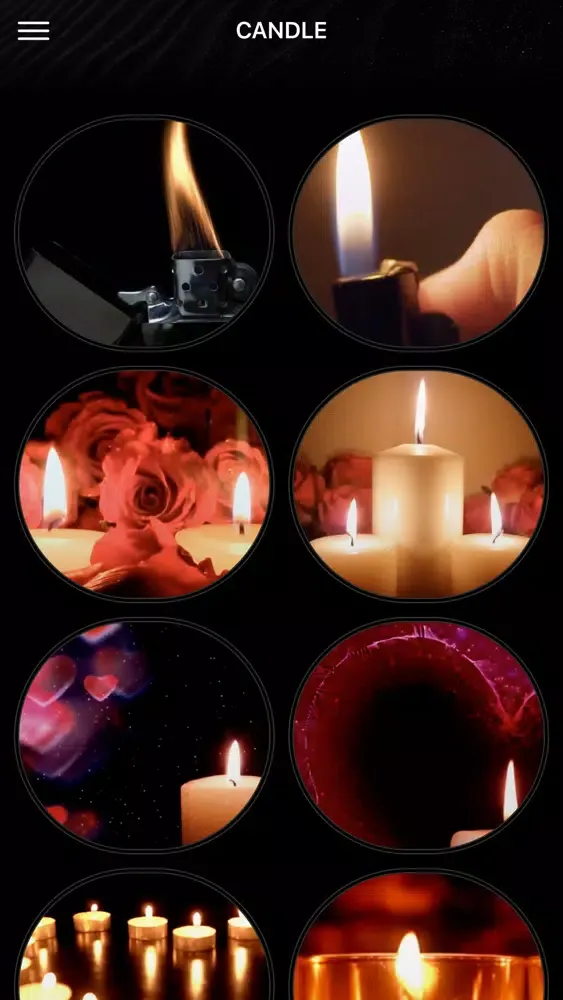 Screenshot di Virtual Candle Light App