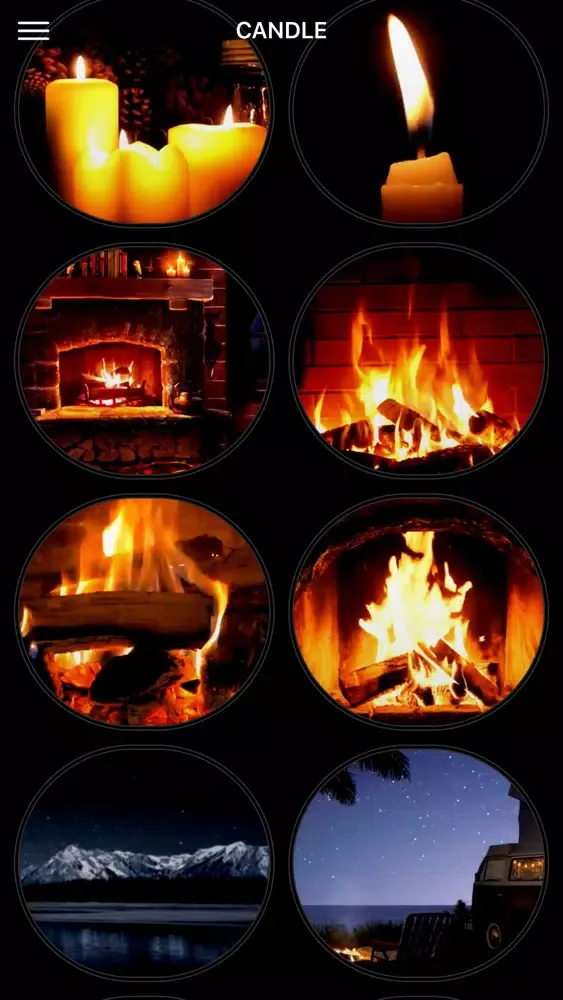 Screenshot di Virtual Candle Light App