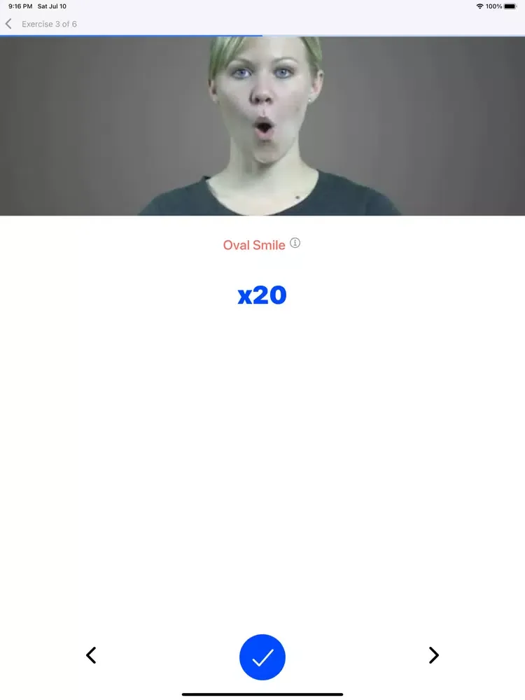 Face Yoga Exercise Lift App iPad 应用截图
