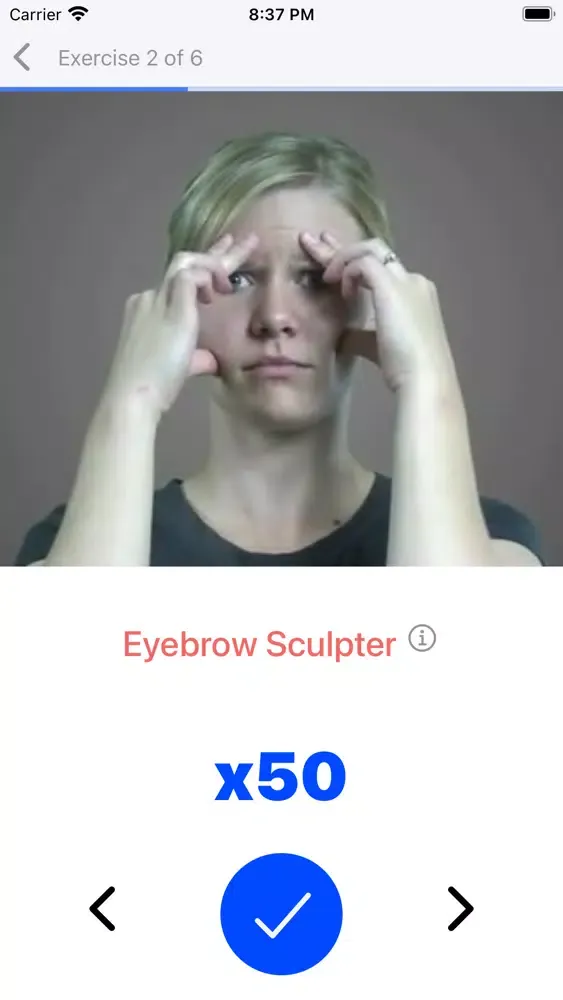 Face Yoga Exercise Lift App应用截图