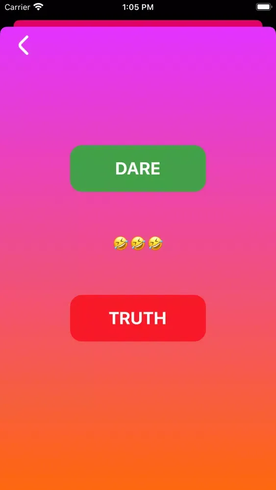 Capturas de pantalla de Truth or Dare for Teens Adults