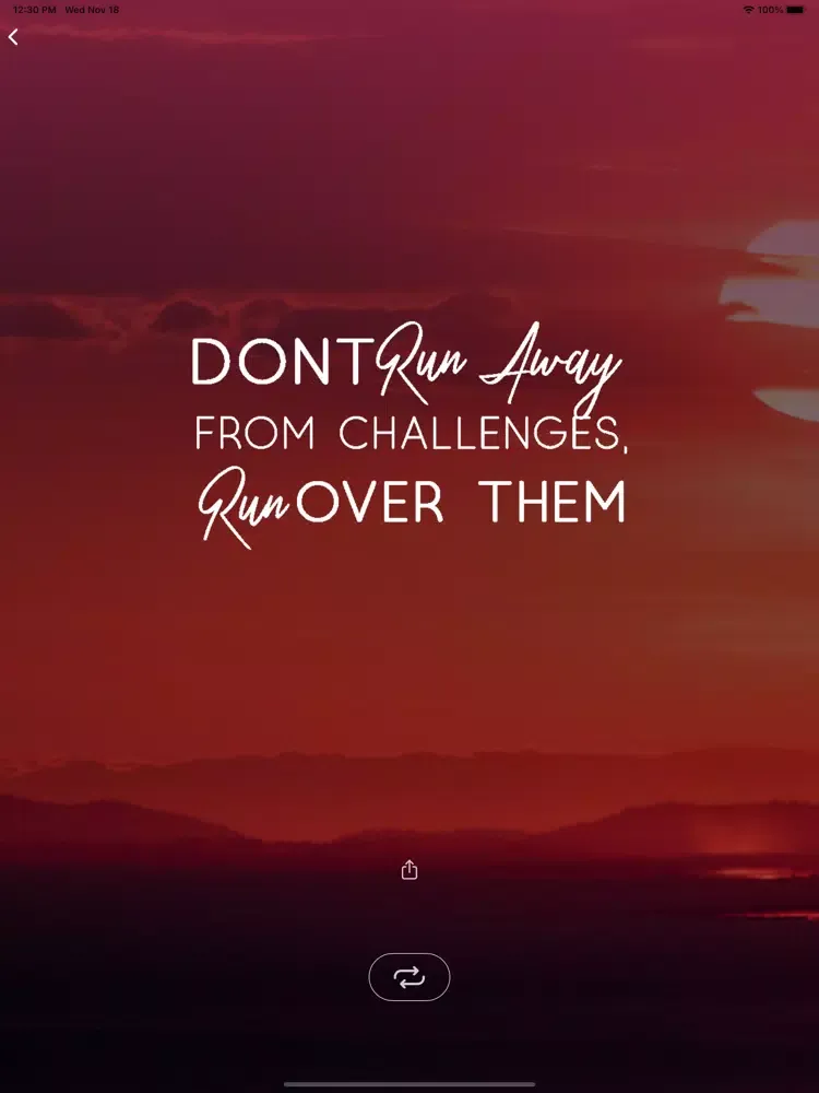 Ảnh chụp màn hình của Motivation Daily Quotes App iPad 