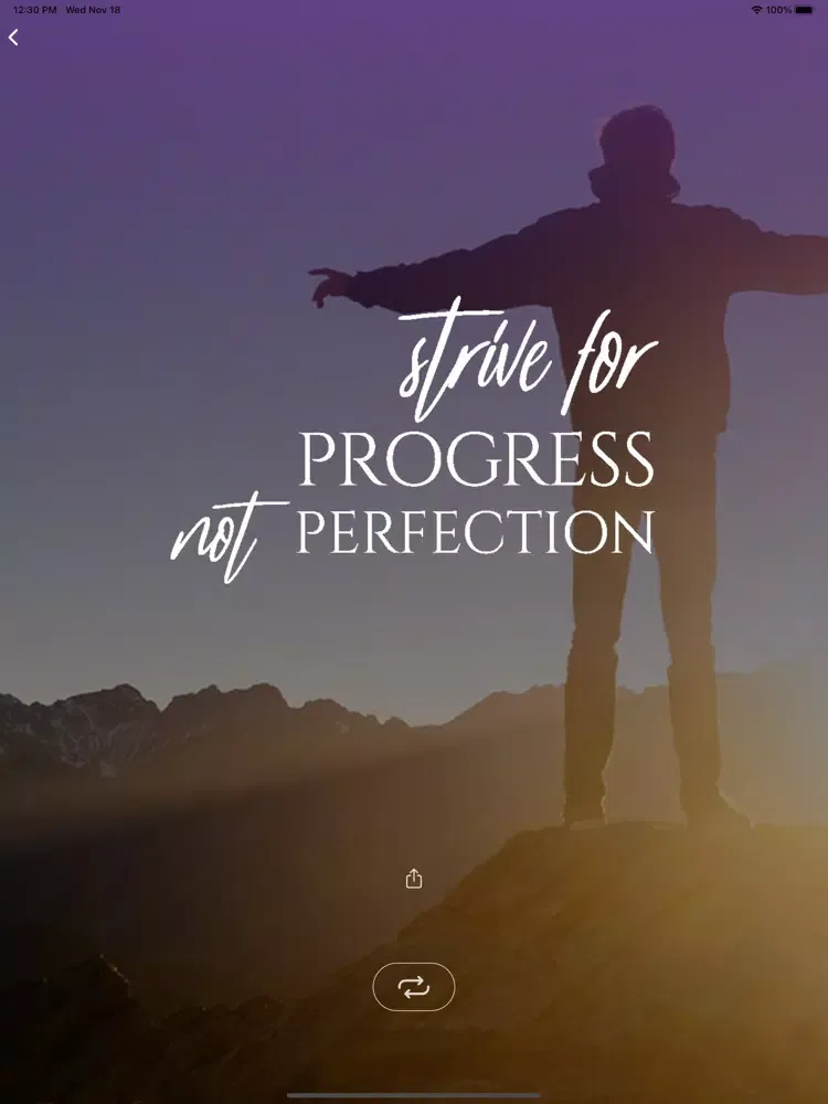 Ảnh chụp màn hình của Motivation Daily Quotes App iPad 