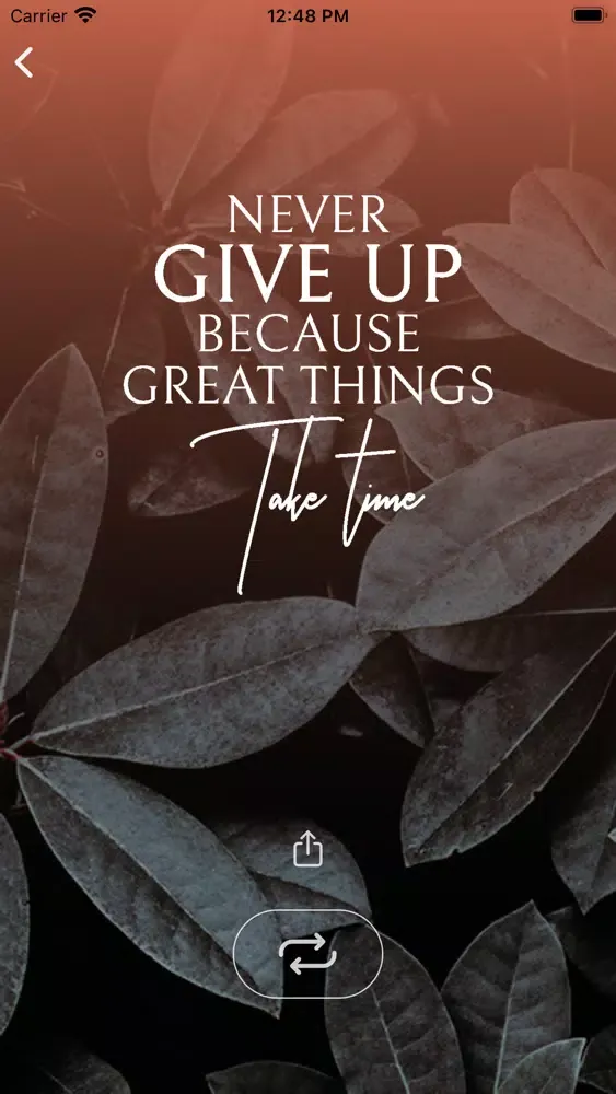 Ảnh chụp màn hình của Motivation Daily Quotes App