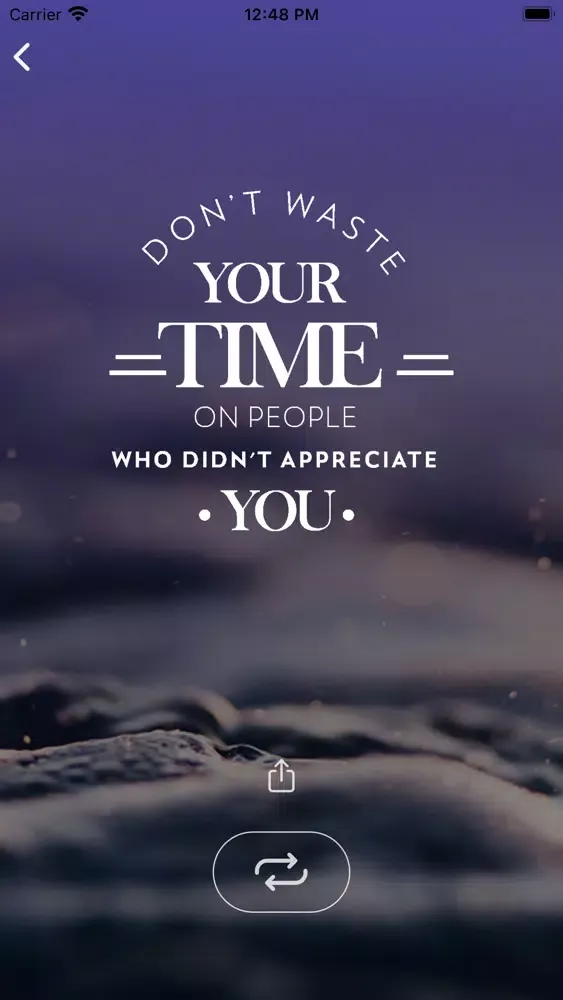 Ảnh chụp màn hình của Motivation Daily Quotes App