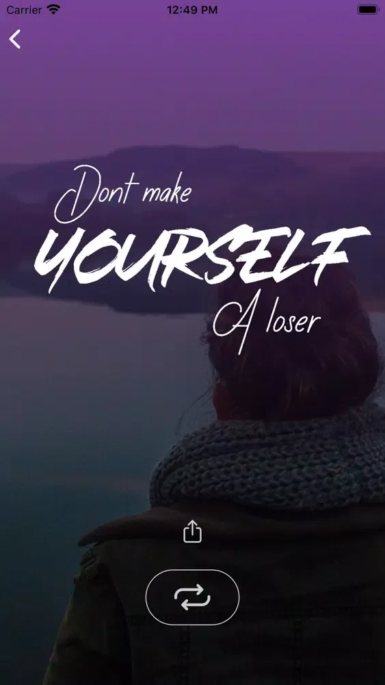 Ảnh chụp màn hình của Motivation Daily Quotes App