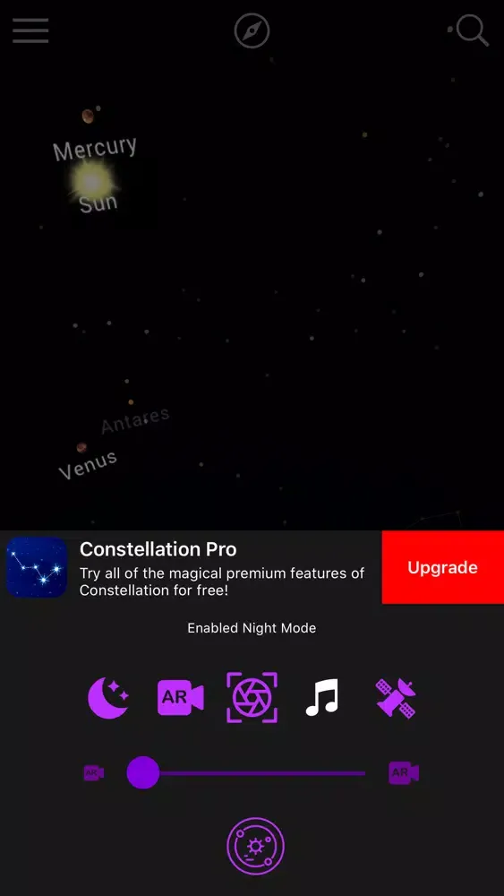 Capturas de tela do Starry Night Sky Constellation