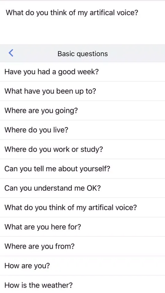 Text to Speech AAC Assistant 스크린샷