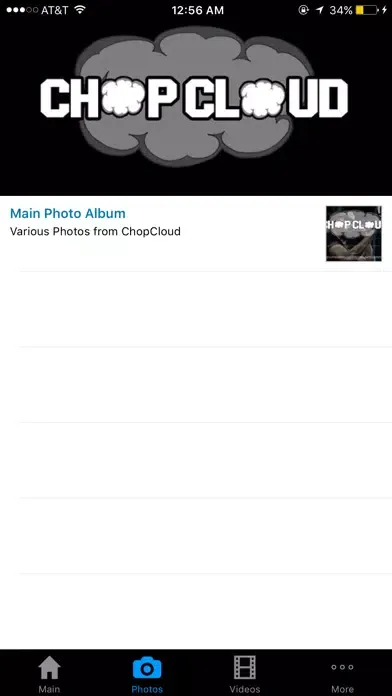 Tangkapan skrin Chop Cloud