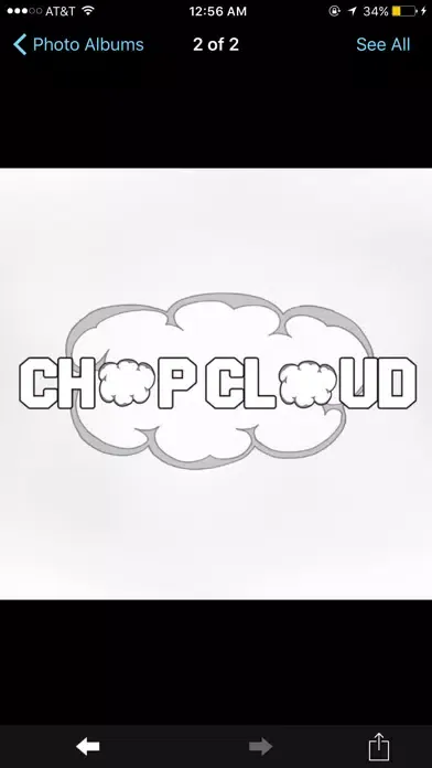 Tangkapan skrin Chop Cloud