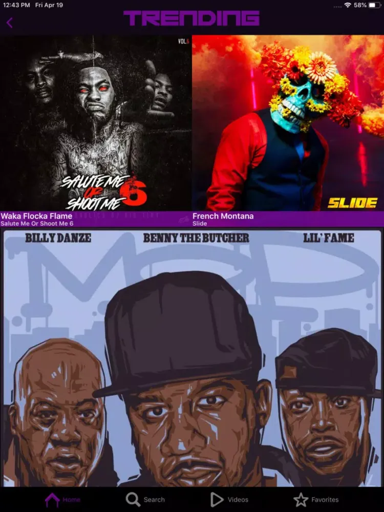 Contraband - Music & Mixtapes iPad  स्क्रीनशॉट