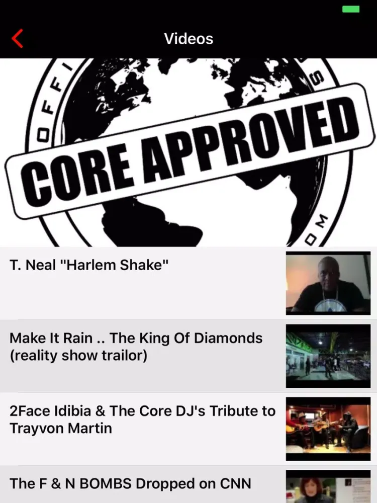 Zrzuty ekranu Core DJs iPad