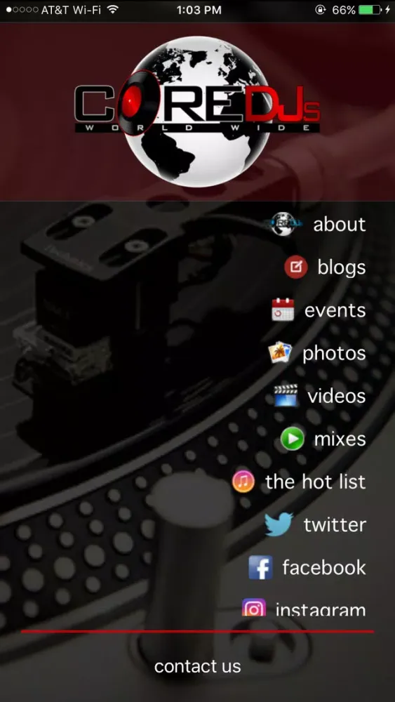 Zrzuty ekranu Core DJs