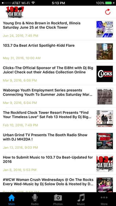 103.7 Da Beat Screenshots
